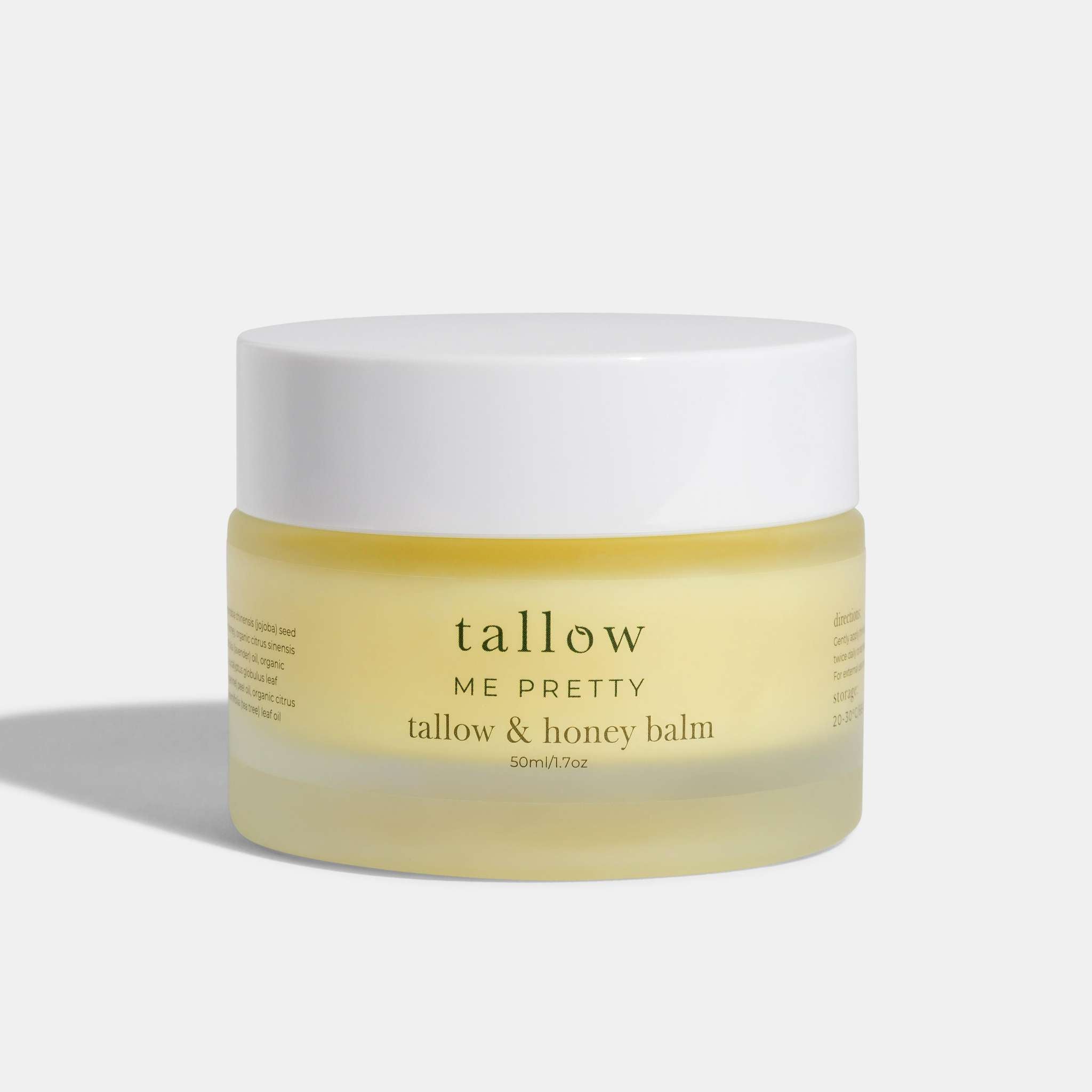 Natural tallow and honey balm for skin care - Lip balm online.