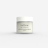 Premium Tallow Me Pretty Gentle Cloud Cream jar, crafted for sensitive skin with organic tallow and healing herbs, free from essential oils to soothe and restore skin naturally.