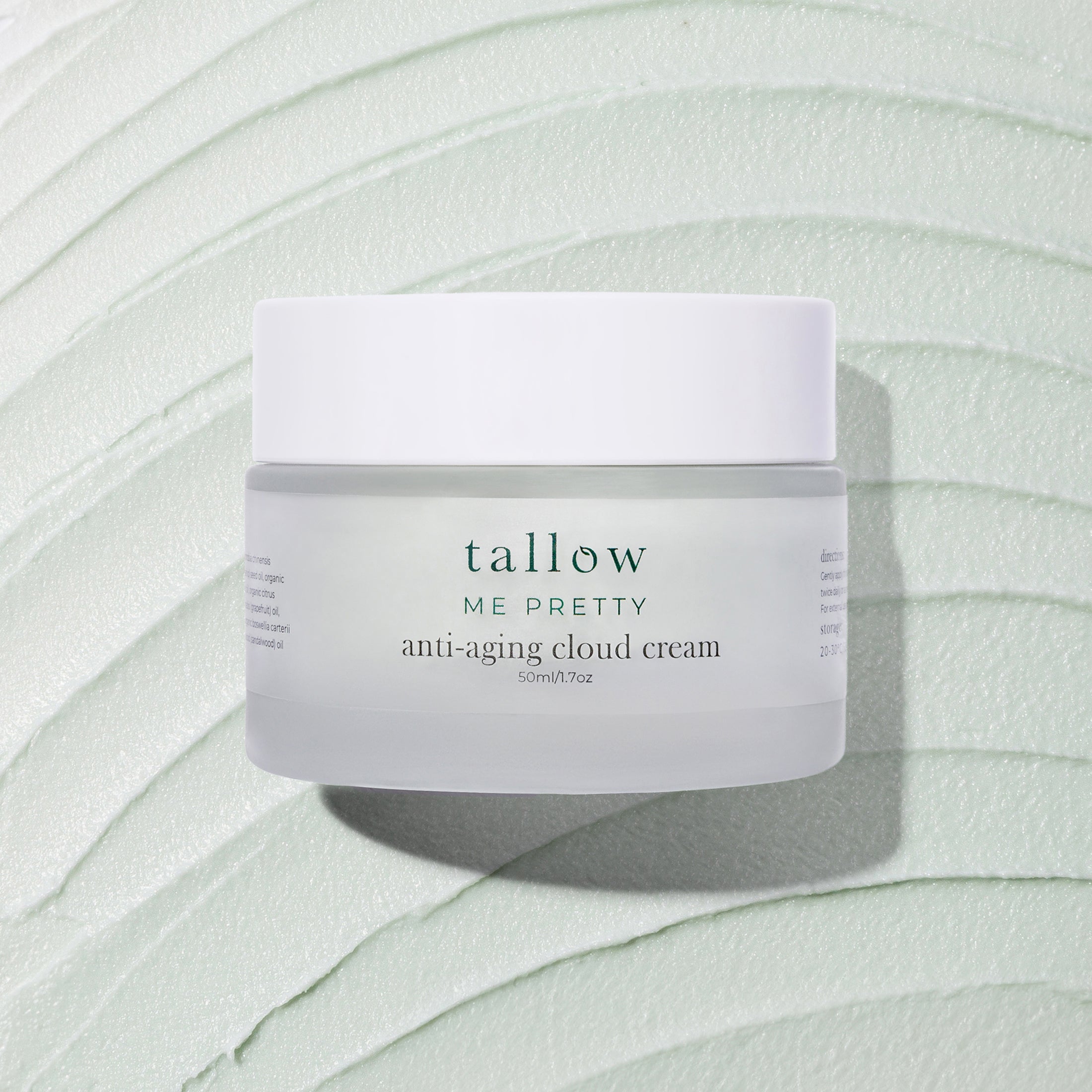 Anti-aging cloud cream for glowing skin - Buy online at Tallow Me Pretty.